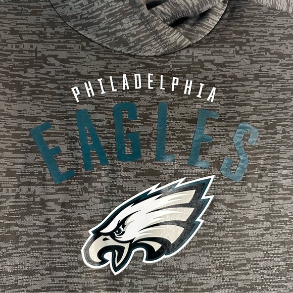 Philadelphia Eagles Hoodie Sweatshirt Majestic Therma Base Men’s Medium - Picture 2 of 16